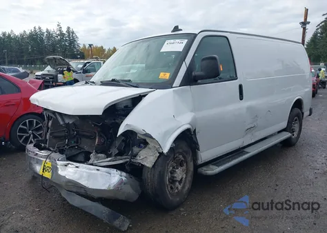 2020 Chevrolet Express Cargo Rwd 2500 Regular Wheelbase Wt z USA, uszkodzony, nr VIN 1GCWGAFG5L1176637